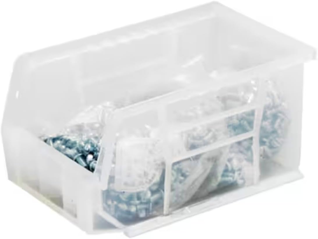 Clear Stackable and Hangable Bins, 2.40 Qt. (12-Pack) SC20231