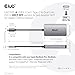 Club3D CAC-1510-A USB Type C to Dual Link DVI-D Cable Adapter Support 3840x2160@30hz, 2560x1600@60Hz HDCP Off for Apple Cinema Displays M/F