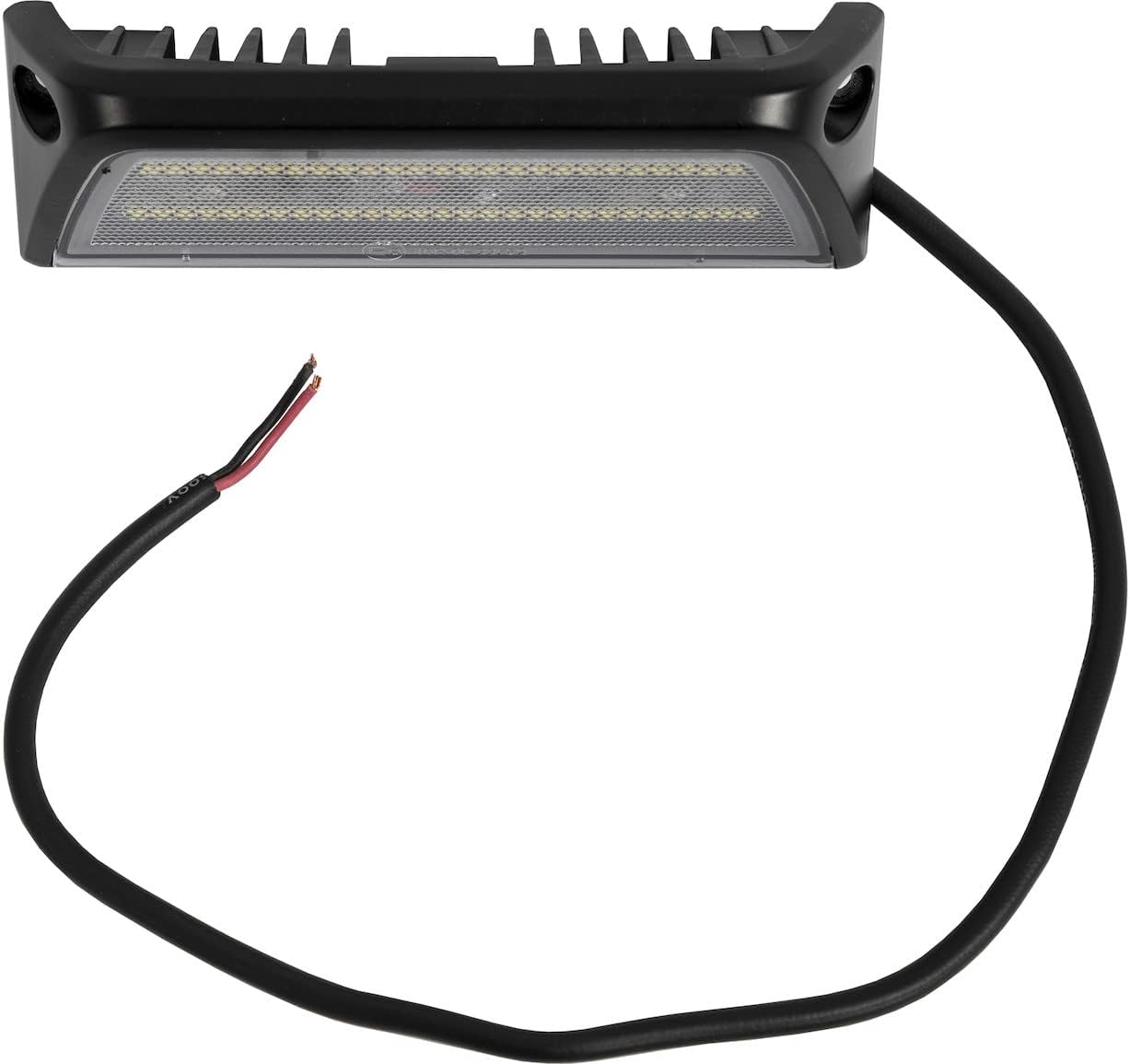 Buyers Products 1492238 Rectangular Wide 6 Inch LED Scene Light/Flood Light for ATV, Off Road Fog Lights, 2296 Lumens, IP67 Dust & Water Resistant, 45 Angled, 20 in Blunt Cut Leads, 5 Year Warranty