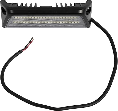 Miniatura 4 de Buyers Products 1492238 - Luz de escena/luz de inundación rectangular ancha LED de 6 pulgadas para ATV, luces antiniebla todoterreno, transparente