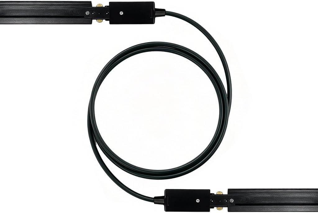 White H-Type T Connector 3-Wire Single Circuit Track | 120V H Track Lighting Connector Accessories For 3-Wire Single Circuit Track System