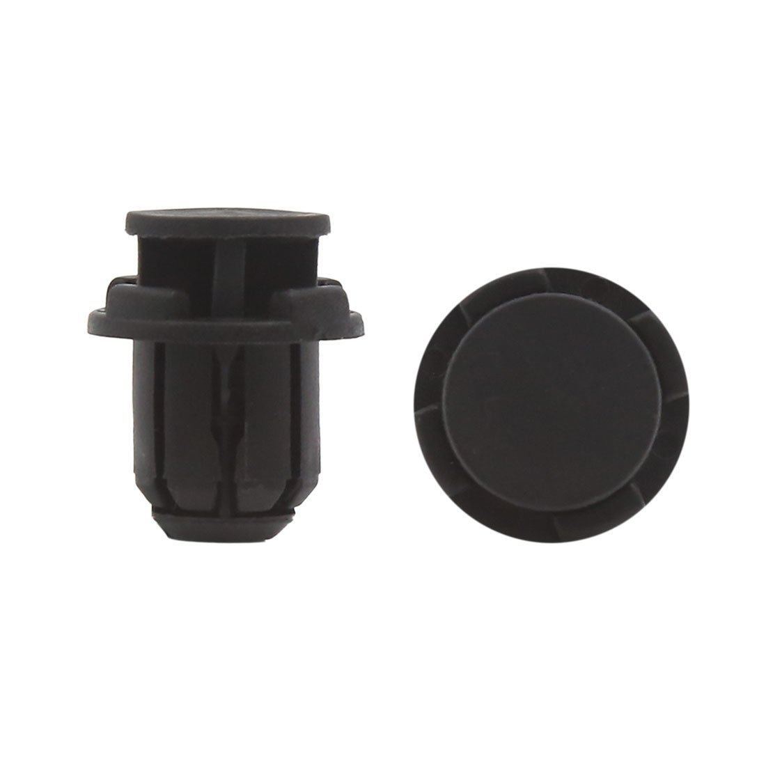 Sourcing Map 30pcs Rivets Plastique 14mm Pour Garniture Voiture - Clips Fixation Noirs Aile, Porte Et Capot