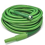 Bernini Chroma Metal Garden Hose 50 ft - Flexible Stainless Steel Water Hose, 50 Feet, No Kink, Puncture Resistant, Dog Proof, 304 Stainless Steel Heavy Duty Hose, Adjustable Nozzle (Lime Green)