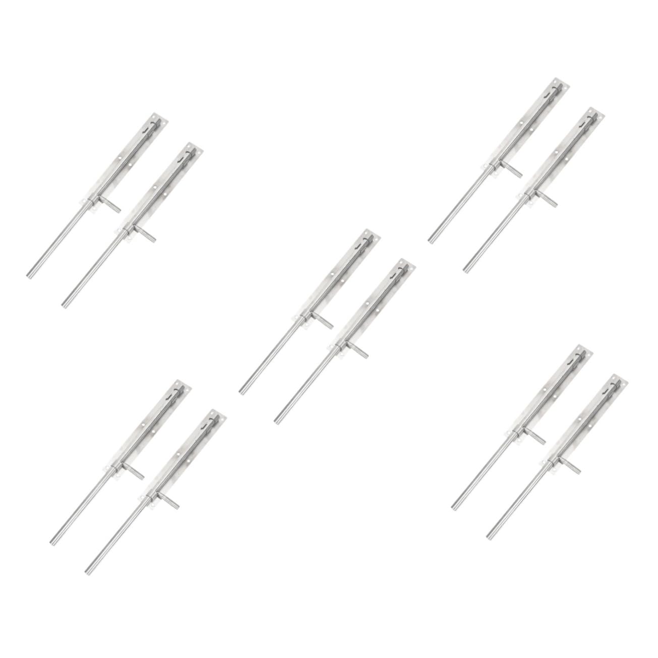 Verrous de porte SHINEOFI lot de 5 pour reparer la fermeture de vos hangars et portails