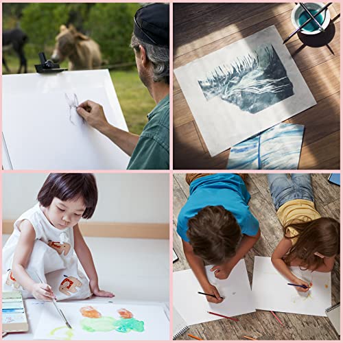 ESRICH 8x10 Canvas for Painting, 80 Pack Blank Painting Canvas, Primed Cotton Canvas Boards for Painting for Oil Paint, Watercolor, Acrylic Paint, Gouache and Tempera. by ESRICH - Image 5