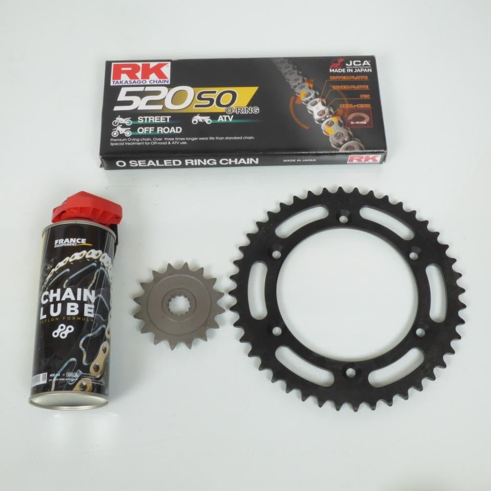 Kit chaîne FE pas 520 pour restaurer la transmission Suzuki 400 DR S