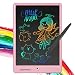 ZBHANTANG LCD Writing Tablet 10 Inch Drawing Board Doodle Board with Colorful Screen, Writing Board Electronic Doodle Pads Learning Tablet for Kids and Adults (Pink)
