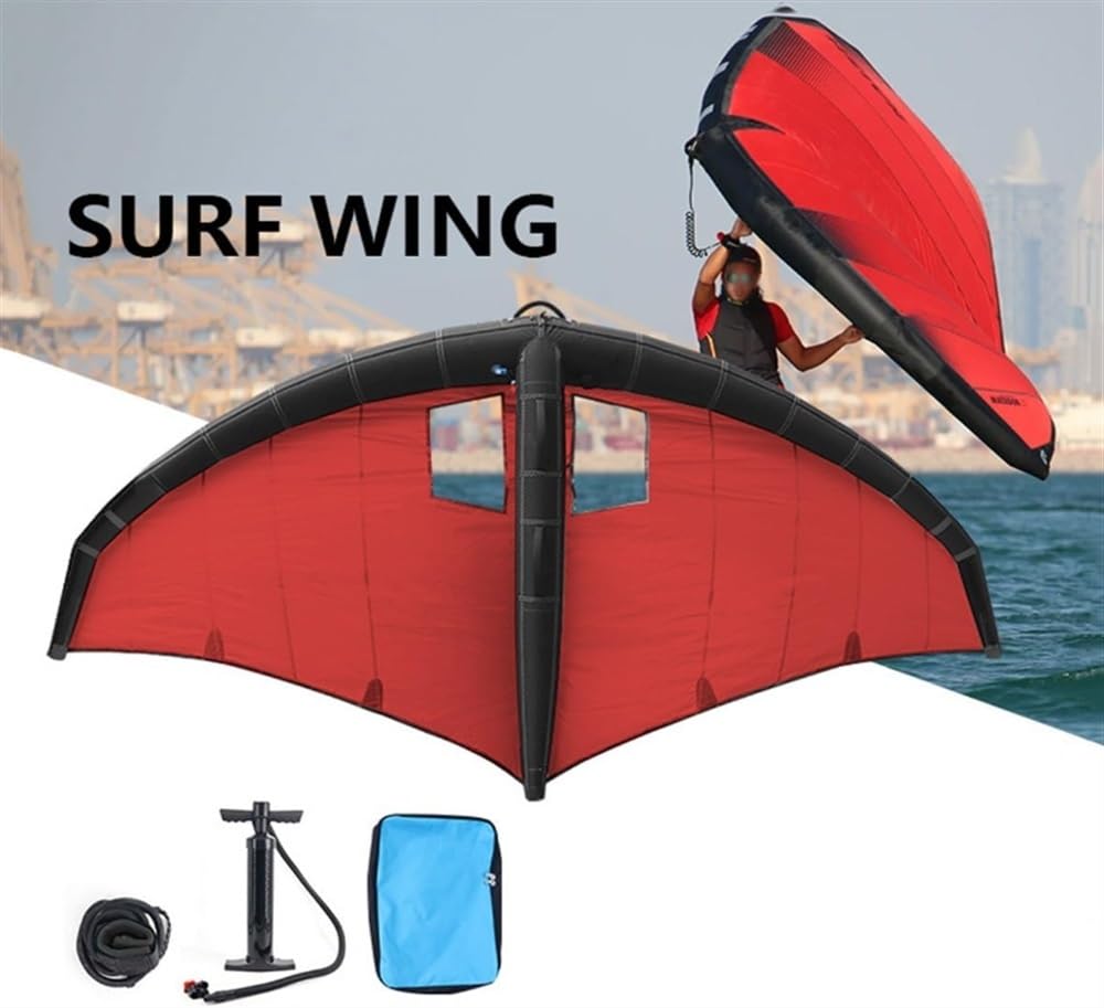 Aufblasbarer Surfflügel, Windflügelfolie, Kitesurfen, aufblasbares Flügelsurfen, Handfolienflügeldrachen, für Windflügel, Schneeski, Surfen, Wasserspiel