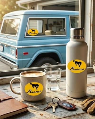 Image of Bronco Dad Hat Vintage Car Lover Embroidered Adjustable Cap