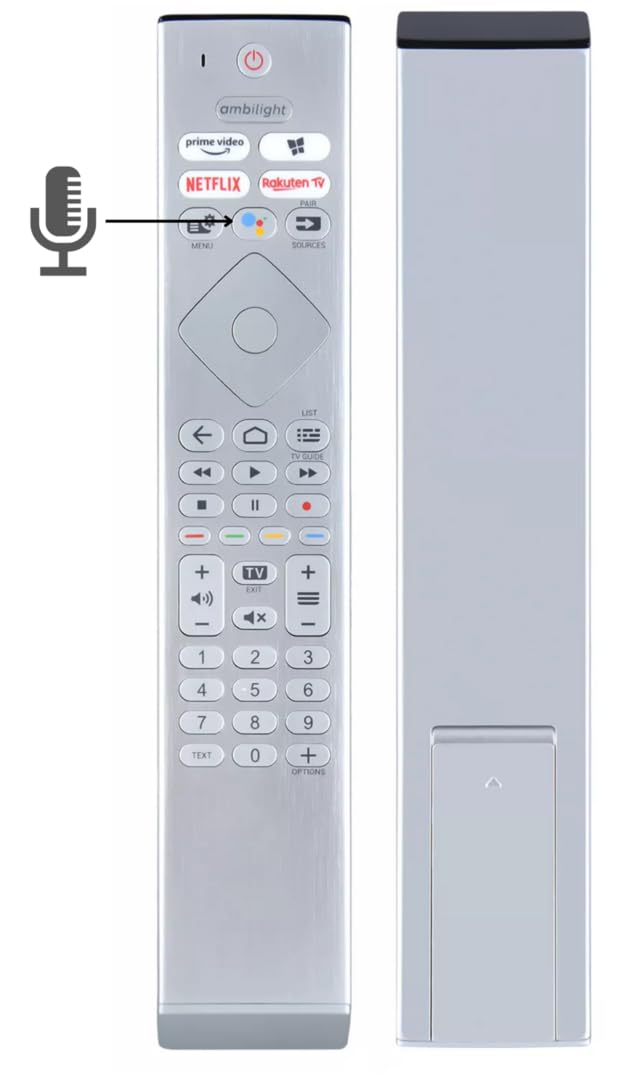 Philips TV Led Ersatz-Fernbedienung Für Philips TV – Passend Für 50PUS7393/12, 55OLED803/12, 55OLED903/12, Plug & Play Universal Fernbedienung TV Philips TV Led Ersatz-Fernbedienung Für Philips TV – Passend Für 50PUS7393/12, 55OLED803/12, 55OLED903/12, Plug & Play Universal Fernbedienung TV