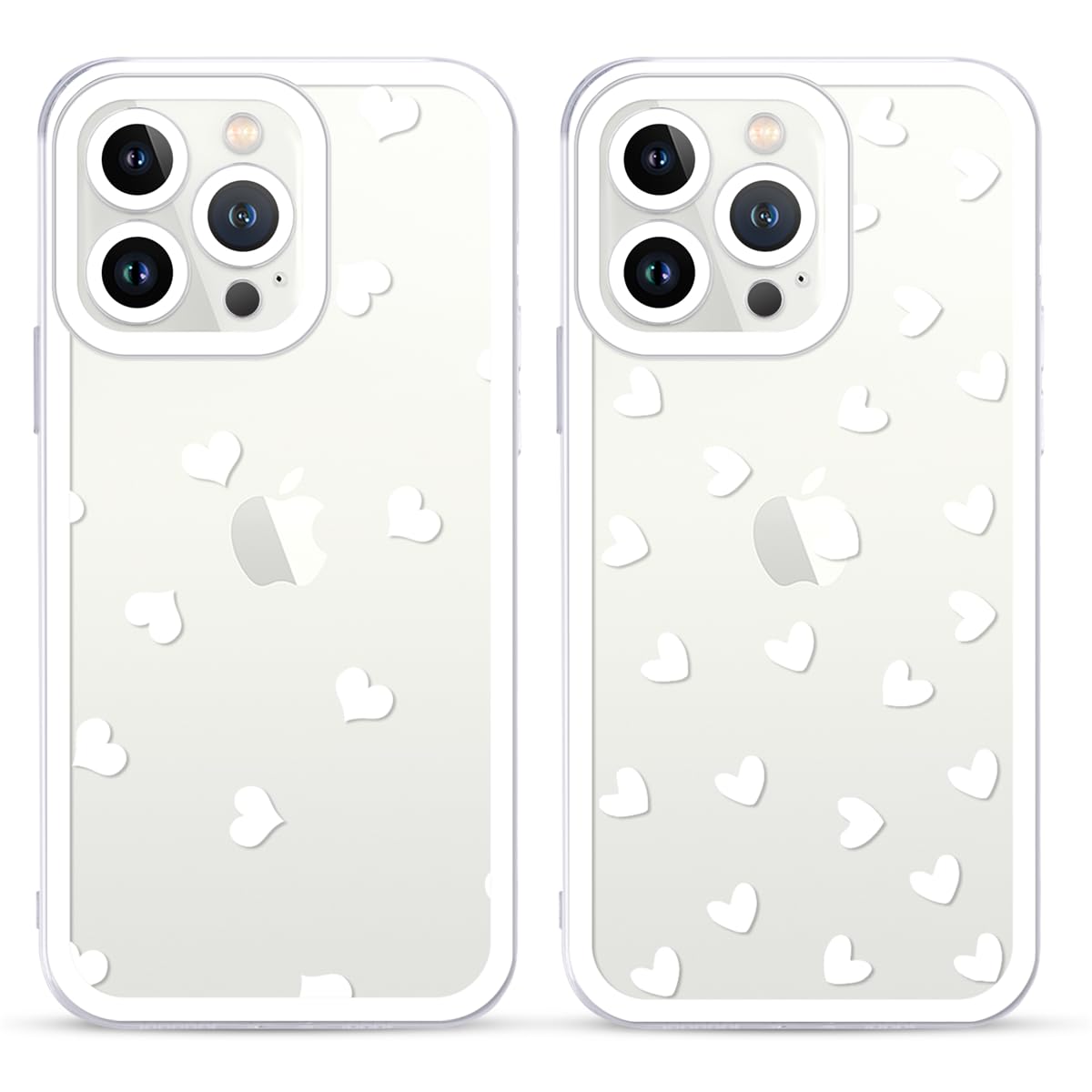 Foonary 2 Pièces Transparente Coque Pour Apple IPhone 15 Plus 6,7", Fille Femme Étui Noeud Papillon Aesthetic Motif Dessin Housse, Silicone TPU Cover Antichoc Protection Case Pour IPhone 15 Plus,04