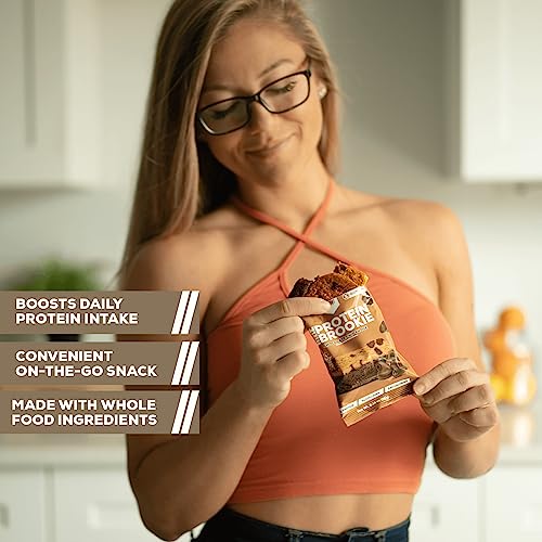 REDCON1 MRE Brookie - Whole Food Protein 15g Protein Snack, 5g Collagen, No Whey - Help Boost Energy & Fuel Muscles - Chocolate Chip Fudge Flavor Snack Bar (12 Pack) - Thumbnail 6