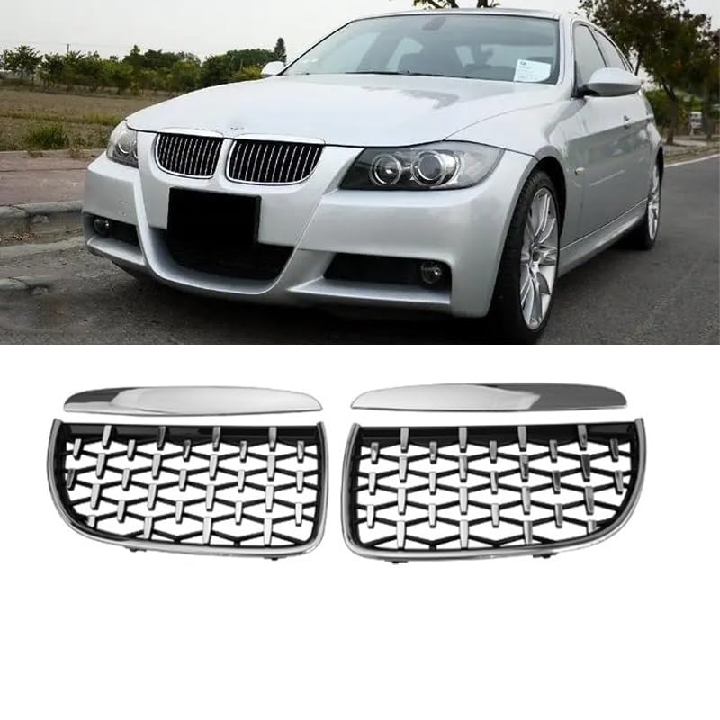 Grilles de style calandre voiture pour 323I 328I 335I berline 2005-2008 - 3