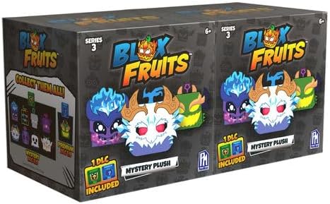 Blox Fruits - Collectible Mystery Plush 2-Pack 4 Tall, Series 3 [Includes DLC]