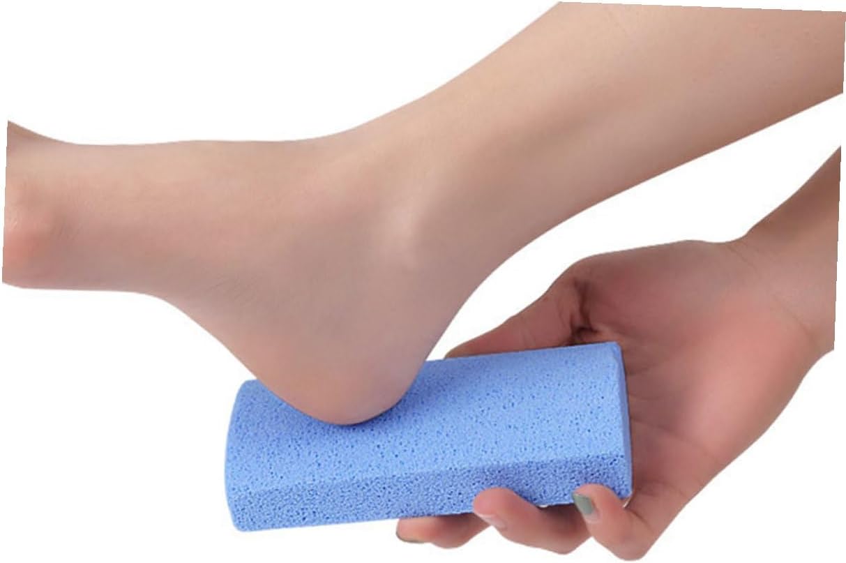 Beavorty 2pcs Pumice Stone Foot File Dead Skin Remover Callus Remover for Heels and Soles 13.5x6x3.5cm Pedicure Tool for Smooth Feet at Home and Salon Use