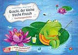 Quacki, der kleine freche Frosch. Eine Klanggeschichte - Bildkarten für unser musikalisches Erzähltheater. Entdecken. Erzählen. Begreifen. Kamishibai ... - Erzählen - Begreifen: Klanggeschichten - Elisabeth Wagner, Margret Russer (Ill.) 