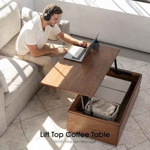 Transformer Table Solid Wood Extendable Dining Table, Brown - image 3