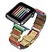Produktbild LAiMER - Limited Edition - Holz Uhrband kompatibel mit Apple Watch 42/44/45mm - Series 1-9/SE & 49mm Ultra 1-2, Ersatz - Wechsel Uhrband - Atmungsaktiv & natürliche Materialien