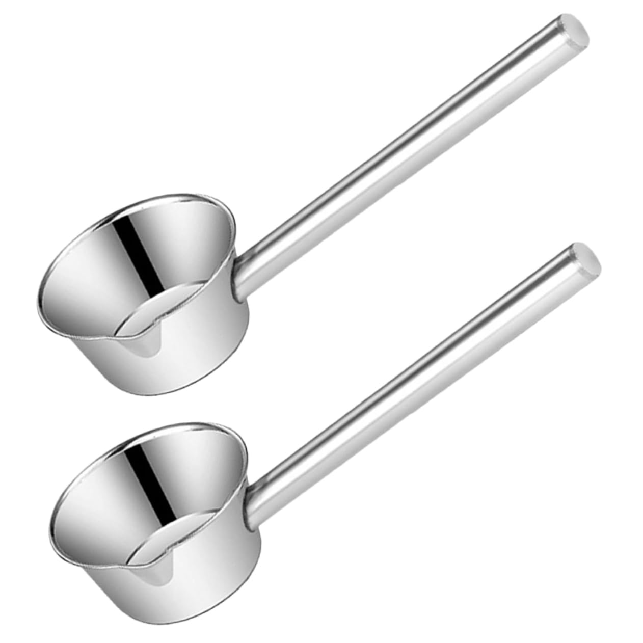 Cabilock 2pièces Louche Acier Inoxydable Avec Long Manche Pour Cuisine Et Jardin Dipper Pour Soupe Et Arrosage