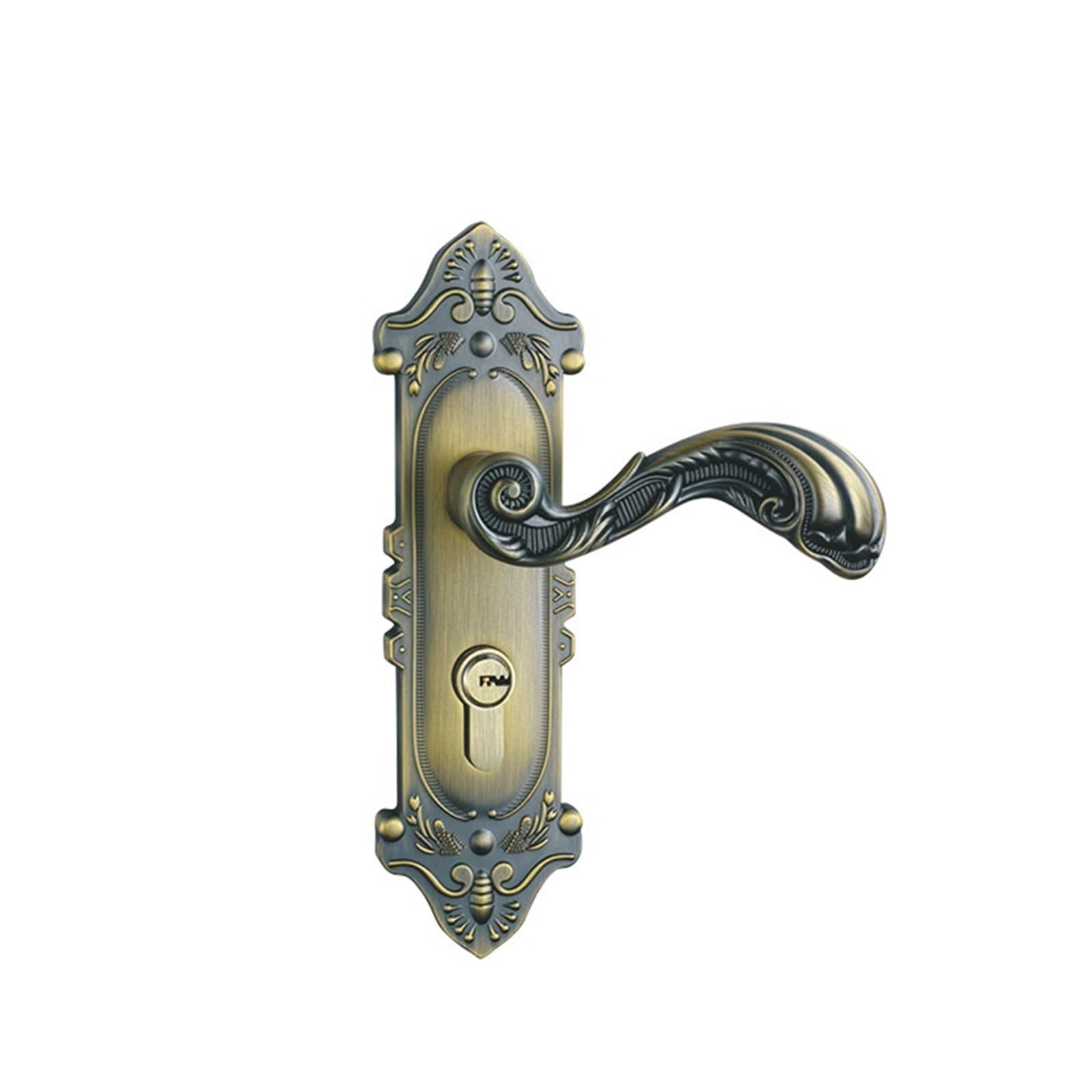 Serrure de porte intérieure en bronze FB9615 pour chambre et bureau