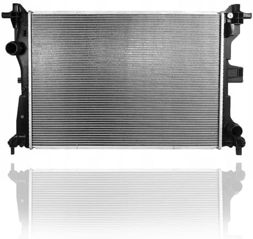 Radiator - Cooling Direct Compatible/Replacement for '19-22 Jeep Renegade, 19-21 Fiat 500X 4Cy/1.3L Turbo Plastic Tank, Aluminum Core - 68430444AA