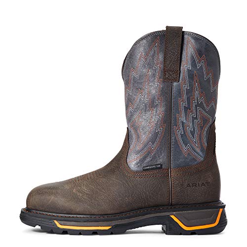 ARIAT BMVY9 Mens Big Rig Composite Toe Work Boot Iron Coffee/Slate 15 Wide by ARIAT - Image 2