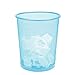 Mind Reader 1CIRGA-BLU Mesh Trash Waste Basket, Garbage Can, Recycling Bin, Blue