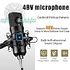 M300 Podcast Equipment Bundle, with Podcast Condenser Microphone, Voice Changer Sound Card with Multiple Sound Effects and LED Light, Prefect for Streaming/Podcasting/Gaming/Recording/YouTube/PC #1