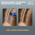 Clairol Root Touch-Up by Nice'n Easy Permanent Hair Dye, 6.5G Lightest Golden Brown Hair Color, Pack of 1 - Image 4