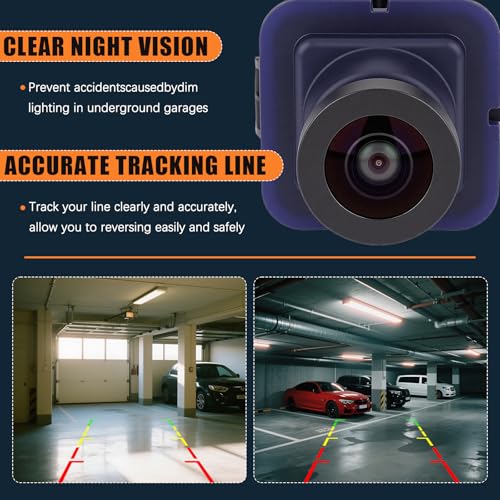 Image of EC3Z-19G490-A Rear View Backup Camera Compatible with Ford F250 F350 F450 F550 2013 2014 Park Assist Camera Replaces # EC3Z-19G490-B