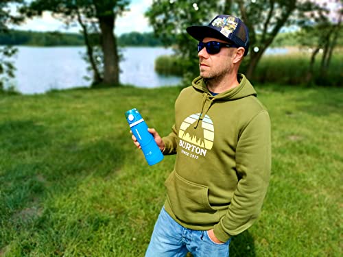 Safe4sport Borraccia blu - borraccia pieghevole in...