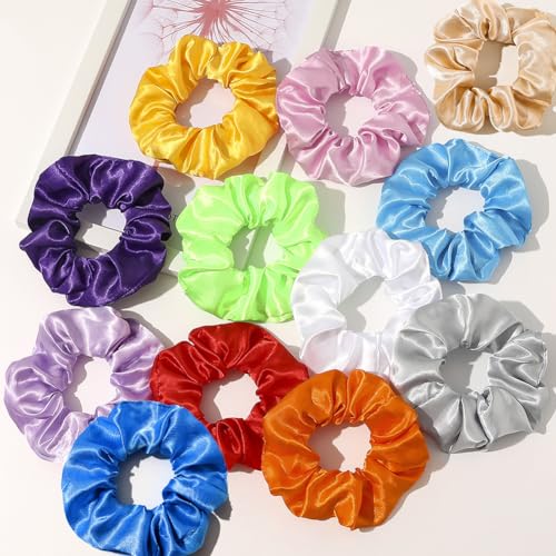 Joycabin 12 Pcs LED Light Up Elastic Hair Bands, Luminous Hair Scrunchies with 3 Light Modes, LED Scrunchies for Women Girls - Image 4
