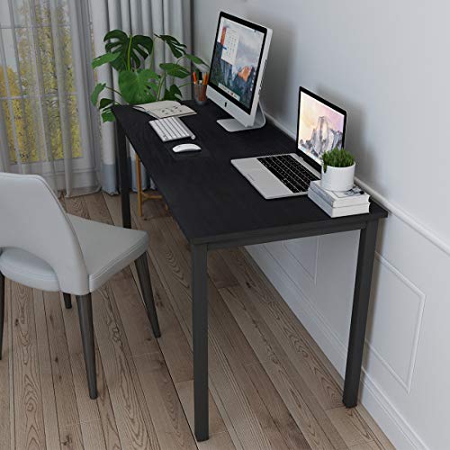Soges 63 Inches Long Desk Large Table Computer Desk Home Office Table Writing Desk Study Table Computer Workstations, Black #TOP6