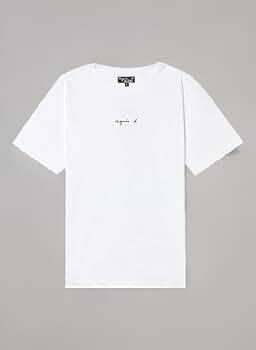 Amazon | アニエスベー agnes b. Tシャツ 半袖 ロゴ プリント