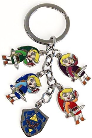 Halder Nintendo Legend of Zelda SD Link Charm Llavero
