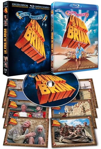 La Vida De Brian (Ed. Especial Limitada y Numerada, Master de 4K, con Funda y 8 Postales Exclusivas ) [Blu ray] (1979) Monty Python's Life of Brian