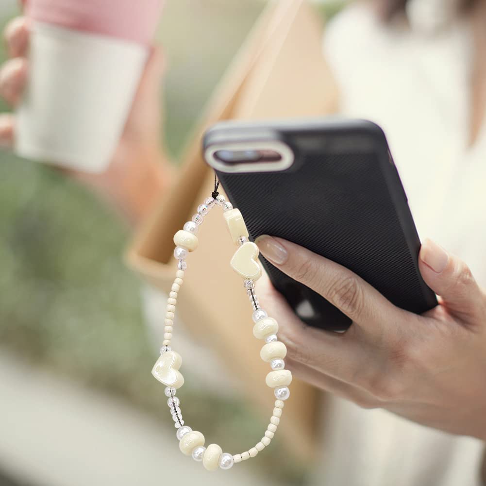 Cordino Per Cellulare Con Ciondolo Cuore - Compatibile Con Custodie