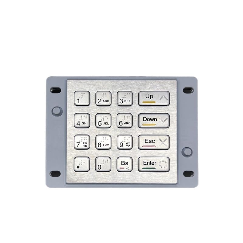 Teclado numérico de Metal, Teclado Impermeable for quioscos autoservicio | S232