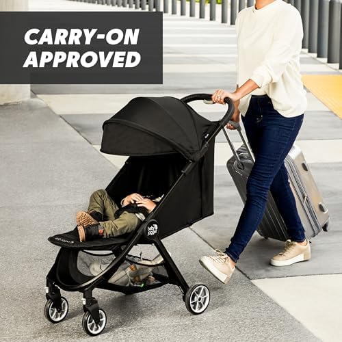 Baby Jogger® City Tour 2 Carry-On Approved Travel Stroller, Ultra-Compact Baby Stroller, Lightweight, Easy Fold, Baby Travel Essential, Pitch Black - 2