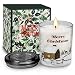 YINUO LIGHT Scented Candles Gifts Set, Natural Soy Wax 6 x 2.5 Oz Black Glass Jar Candles with Strongly Fragrance Essential Oils for Stress Relief and Aromatherapy