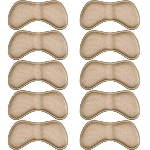 5 Paar Heel Grip Liner Selbstklebende Schuh Einlegesohlen Kissen Pads Aufkleber Fußpflege Protector (Khaki)