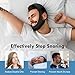 Anti Snoring Chin Strap, Comfortable Chin Strap for Sleeping Anti Snore Chin Strap, Adjustable and Breathable Jaw Strap for Sleep for Men or Women, Non-Stick Hair Anti Snoring Devices, Black