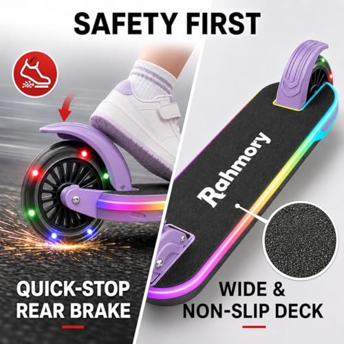 Rahmory Light-Up Kick Scooter