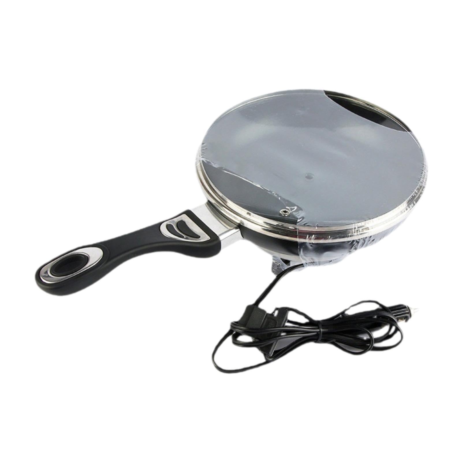 Sartén eléctrica multiusos para coche, picnic, viajes, 12 V, 150 W, 17 x 21 x 10 cm