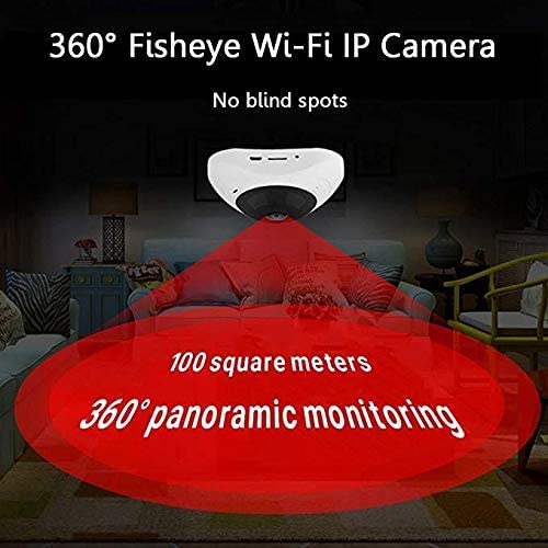 Caméra IP panoramique Fisheye, caméra étanche panoramique 360 degrés VR