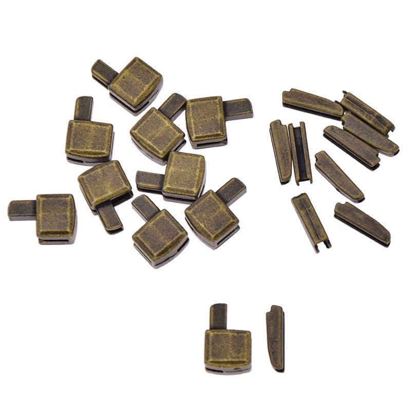 10 Sets Reißverschluss-Stopper Aus Metall – Für Offene Reißverschlüsse, Reparatur-Set Zum Nähen