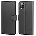 Produktbild AURSTORE Handyhülle Kompatibel Mit Samsung Galaxy A12 / M12 Hülle, Premium PU Leder Schutzhülle Abdeckung, Magnetverschluss,Tasche Flip Case Brieftasche Etui für (Samsung A12/M12, Schwarz Book)