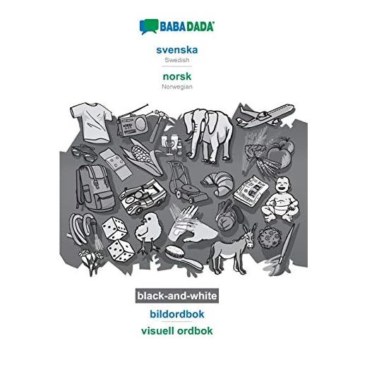 BABADADA black-and-white, svenska - norsk, bildordbok - visuell ordbok: Swedish - Norwegian, visual dictionary
