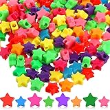 Material duradero: nuestras cuentas de plástico están bien hechas, son duraderas, resistentes, impermeables y no destiñen, sus superficies han sido bien pulidas, superficie lisa, con un brillo brillante, forma uniforme y color uniforme