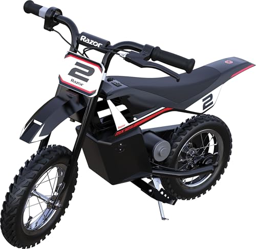 Image of Razor MX125 Dirt Rocket - Electric-Powered Dirt Bike for Kids 7+, Up to 8 MPH, High /Low Speed Switch, Up to 80 Minutes Ride Time